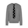 THE EXTRA-FINE MERINO WOOL PULLOVER WITH INTARSIA